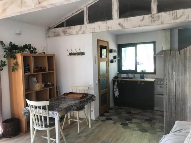 Petit mas provencal 3 pers 1 piece 30 m2 tout confort lisiere foret jardin Jacuzzi Piscine Saint-Paul-en-Forêt Extérieur photo